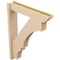 Ekena Millwork 5 1/2-in W x 26-in D x 34-in H Balboa Slat Rough Cedar Woodgrain TimberThane Outlooker, Primed Tan OUTUR055X26X34BOA24RCPR - alternate 6